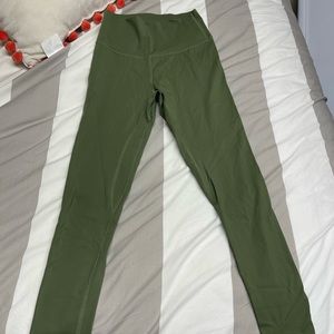 Lulu lemon align 25” olive green leggings